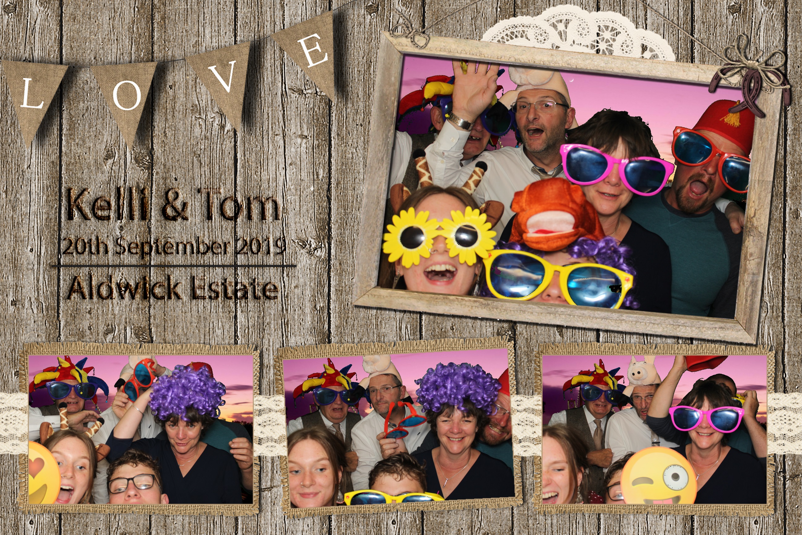 Kelli & Tom's Wedding | View more photos from the event at images.mobile-photo-booth.com/u/MobilePhotoBoothUK/Kelli-Toms-Wedding